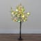 3ft. Pre-Lit Artificial Easter Egg Twig Tree with Greens and 40 Warm White LED Lights